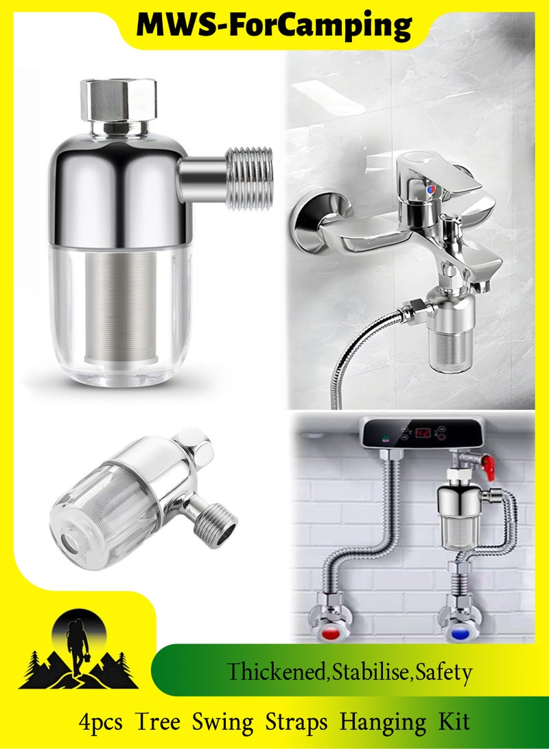 MWS-ForCamping Water Filter,Reusable Sediment Water Filter, Washing Machine Water Filter, 40µm 316 Stainless Steel Mesh, Prevent Impurity, for Washing Machines, Showers, RVs, Heaters - Image 1